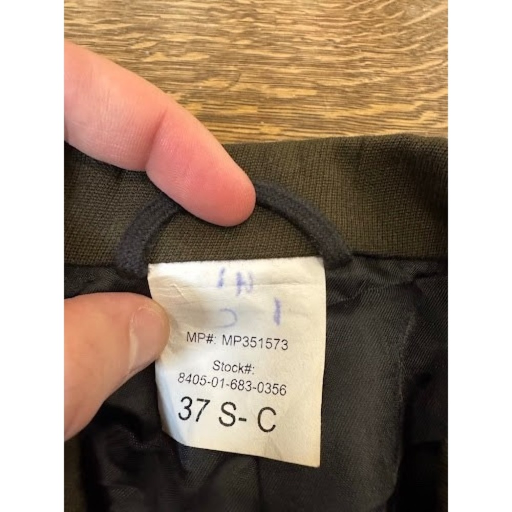 Vtg US Army Officer Style Ike / Service Jacket Heritage Green Size 37S-C Belted - Picture 2 of 9